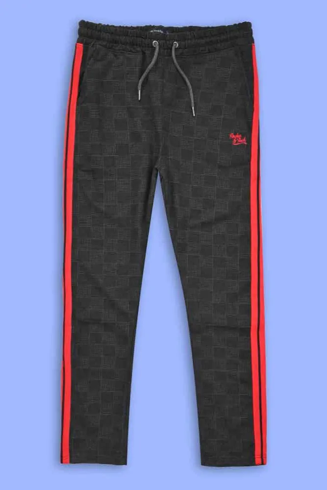 Archer & Finch Men's Gingham Pattern Jogger Pants