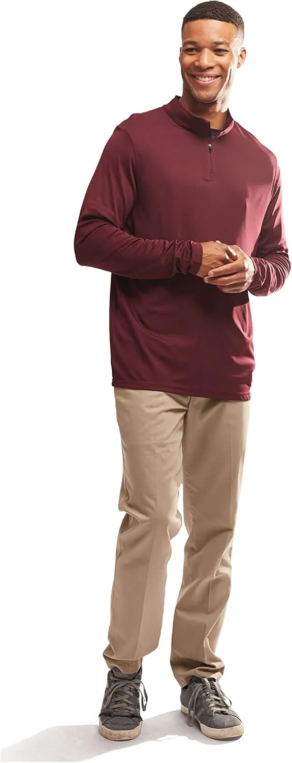 Augusta Sportswear Men's Attain Light Weight Wicking Knit 1/4 Zip Pullover - Athletic Performance and Comfort Wear