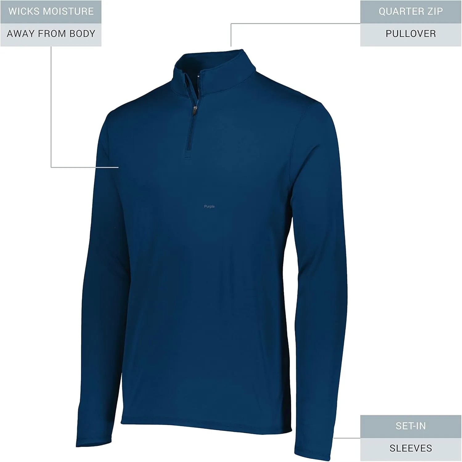 Augusta Sportswear Men's Attain Light Weight Wicking Knit 1/4 Zip Pullover - Athletic Performance and Comfort Wear