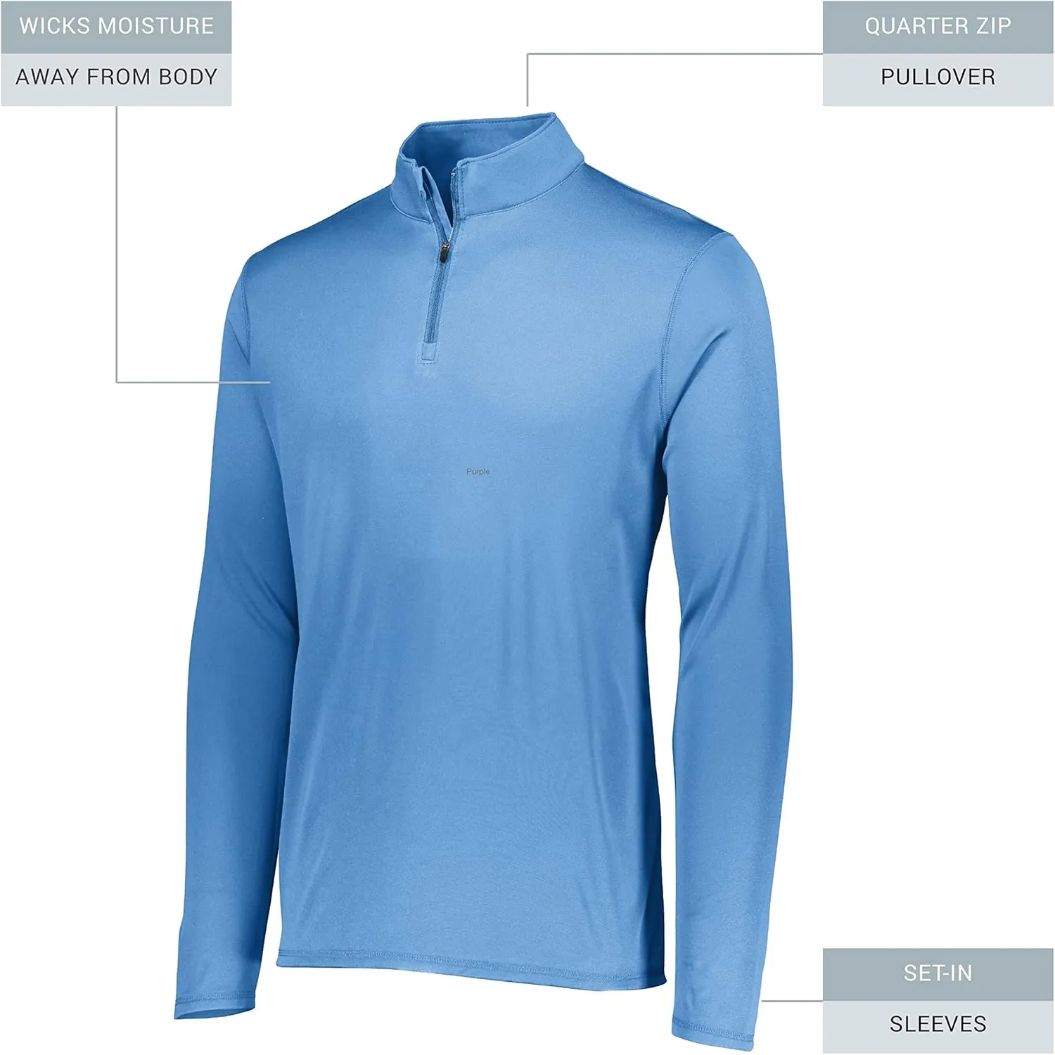 Augusta Sportswear Men's Attain Light Weight Wicking Knit 1/4 Zip Pullover - Athletic Performance and Comfort Wear