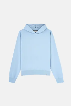 Basic Soft Fleece Hoodie - Bebek Mavisi