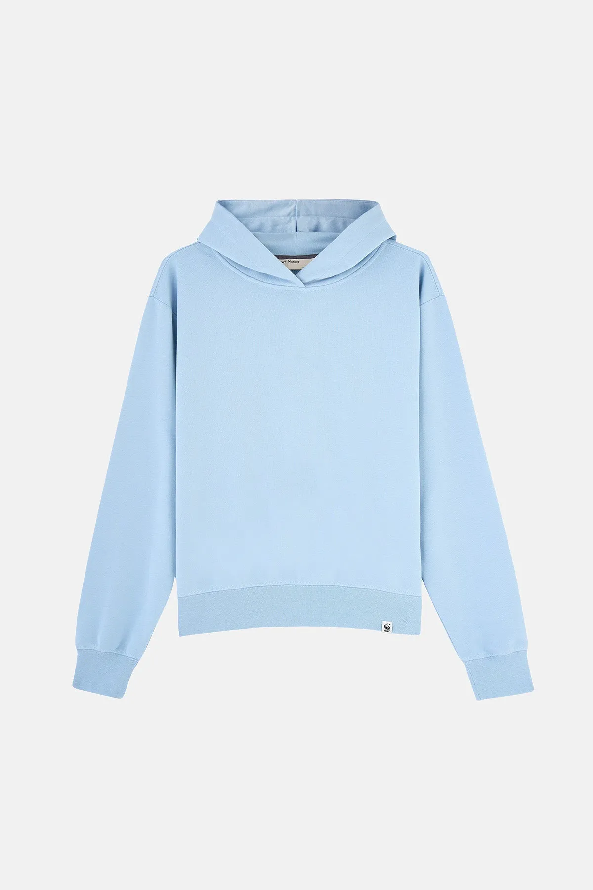 Basic Soft Fleece Hoodie - Bebek Mavisi