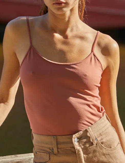 Basic Thin Strap Tank Top