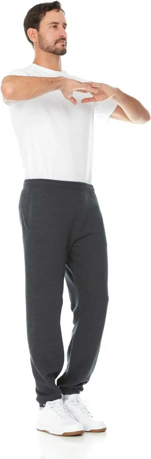 BILLIONHATS 6 Pack of Wholesale Mens Jogger Sweatpants, Homeless Shelter Donation Case, Comfy Bulk Joggers for Men