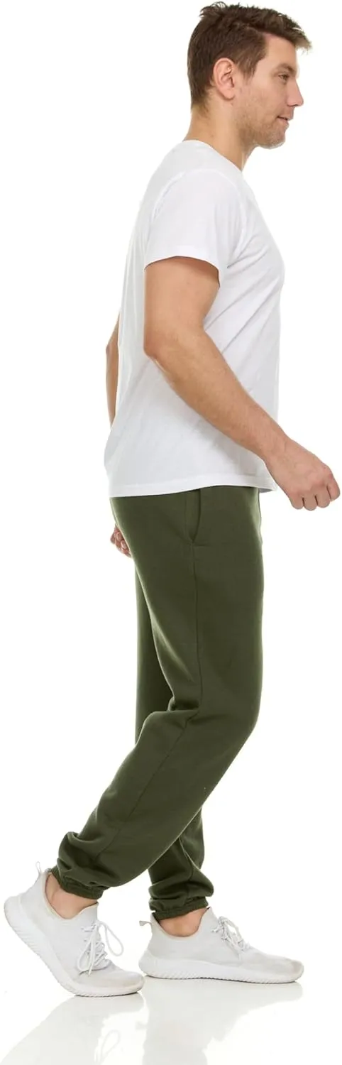 BILLIONHATS 6 Pack of Wholesale Mens Jogger Sweatpants, Homeless Shelter Donation Case, Comfy Bulk Joggers for Men