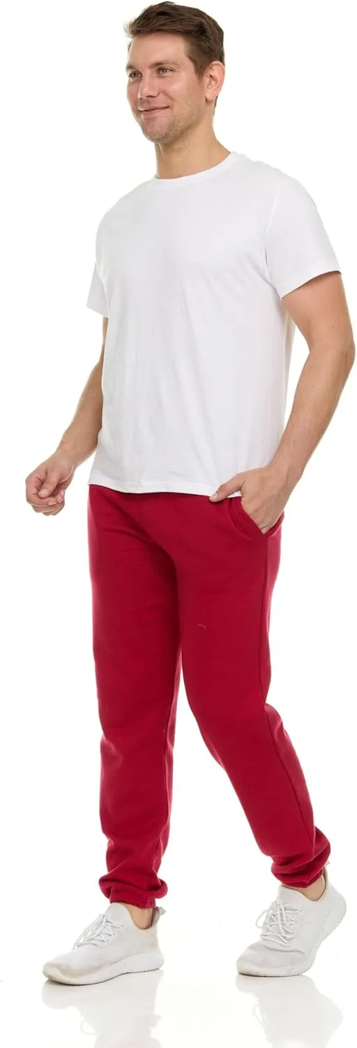 BILLIONHATS 6 Pack of Wholesale Mens Jogger Sweatpants, Homeless Shelter Donation Case, Comfy Bulk Joggers for Men