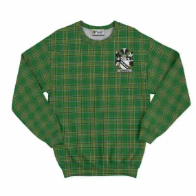 Bunbury Irish Clan Tartan Sweatshirt with Coat of Arms
