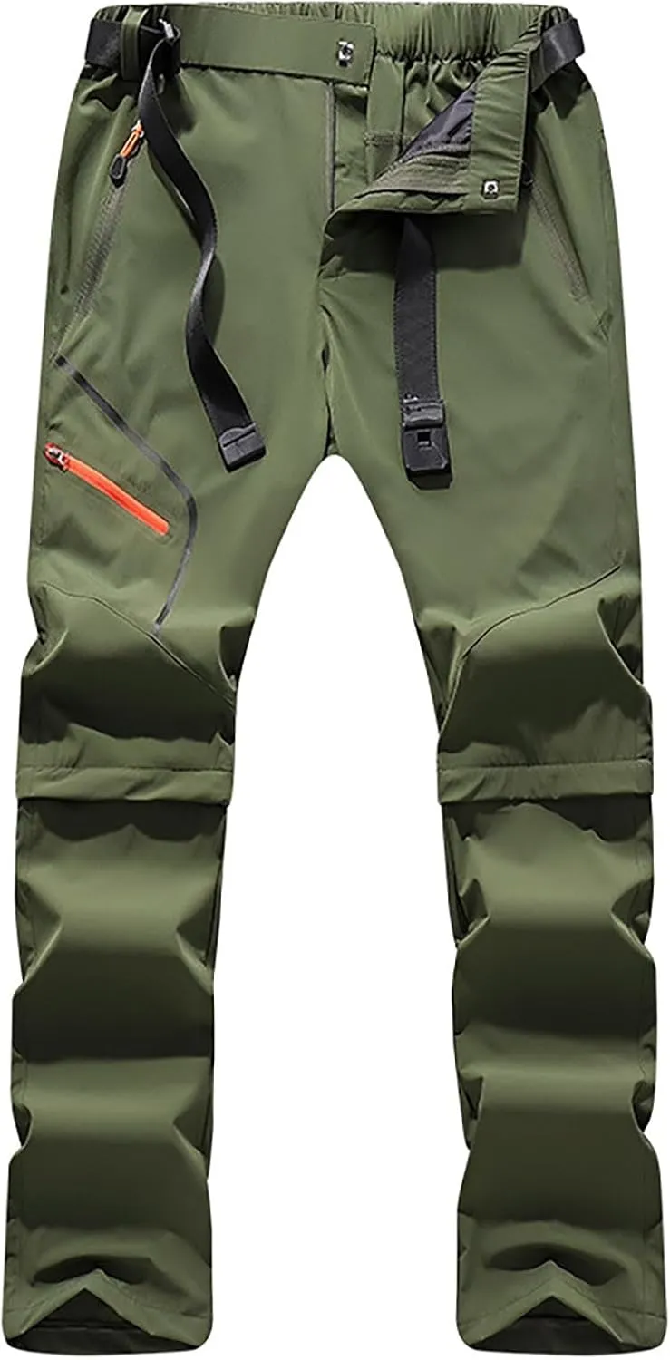 Cargo Pants for Men Wide Leg Pockets Elastic Waist Slim Legs Breathable Loose Sport Clothes Comfy Fashion Trousers