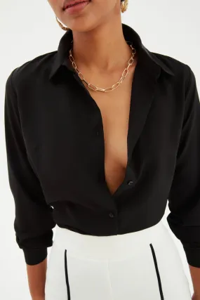 Classic Long Black Shirt