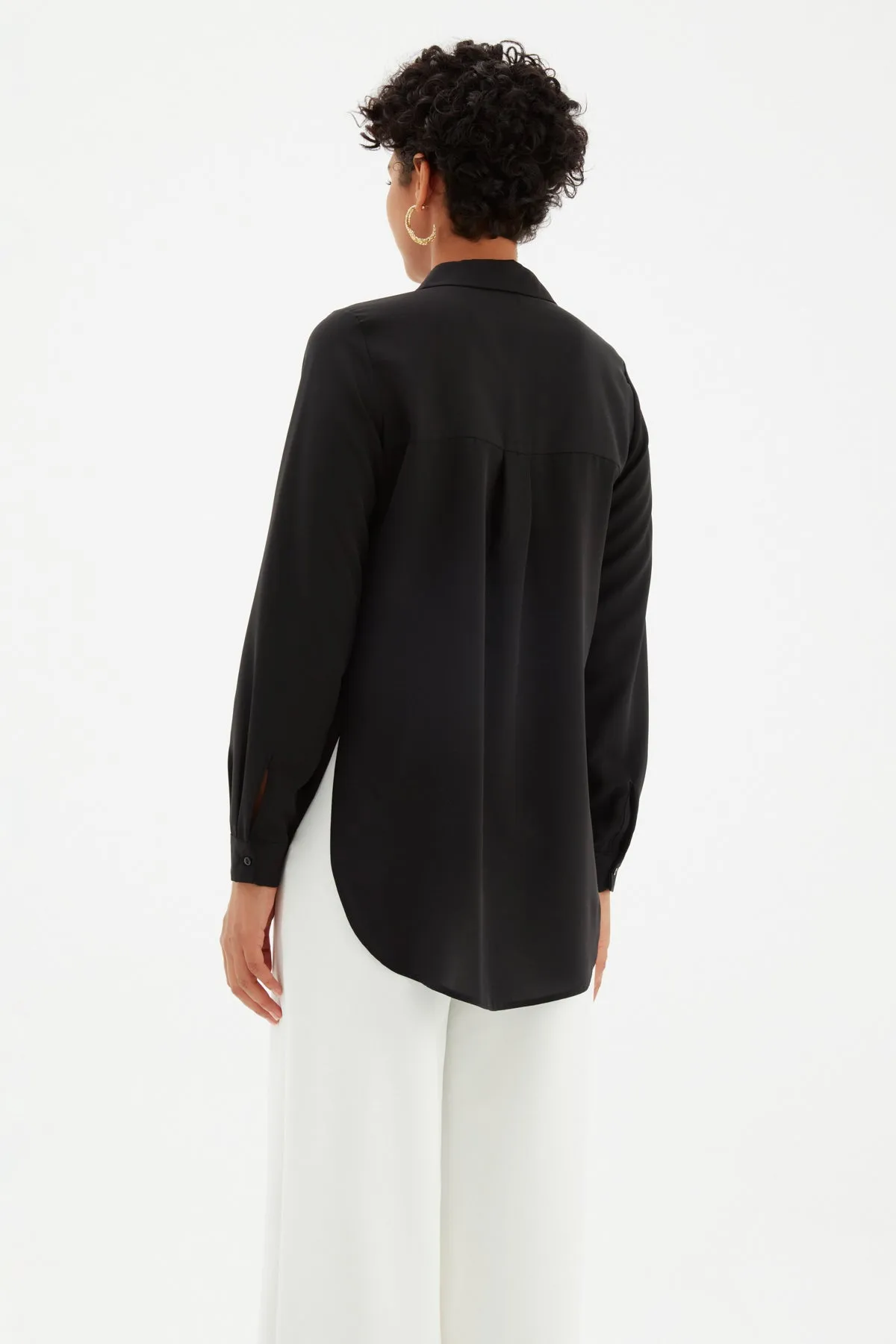Classic Long Black Shirt
