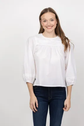 Cleobella Bebe Blouse in Ivory
