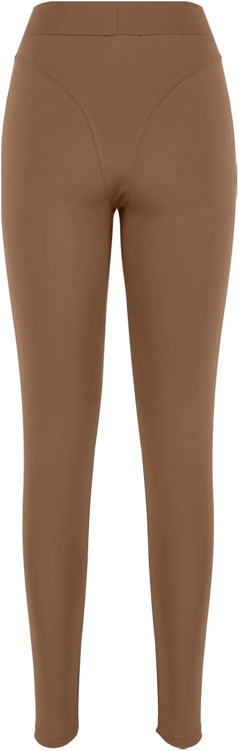 Compression Leggings with Pockets for Women Stretchy Plus Size High Waisted Leggings Tummy Control Yoga Pants