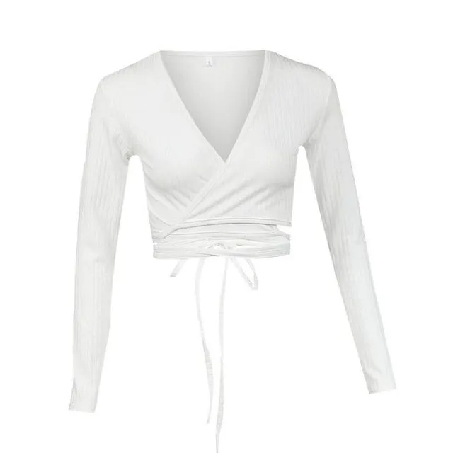 Cross Knitted Thin Sweater
