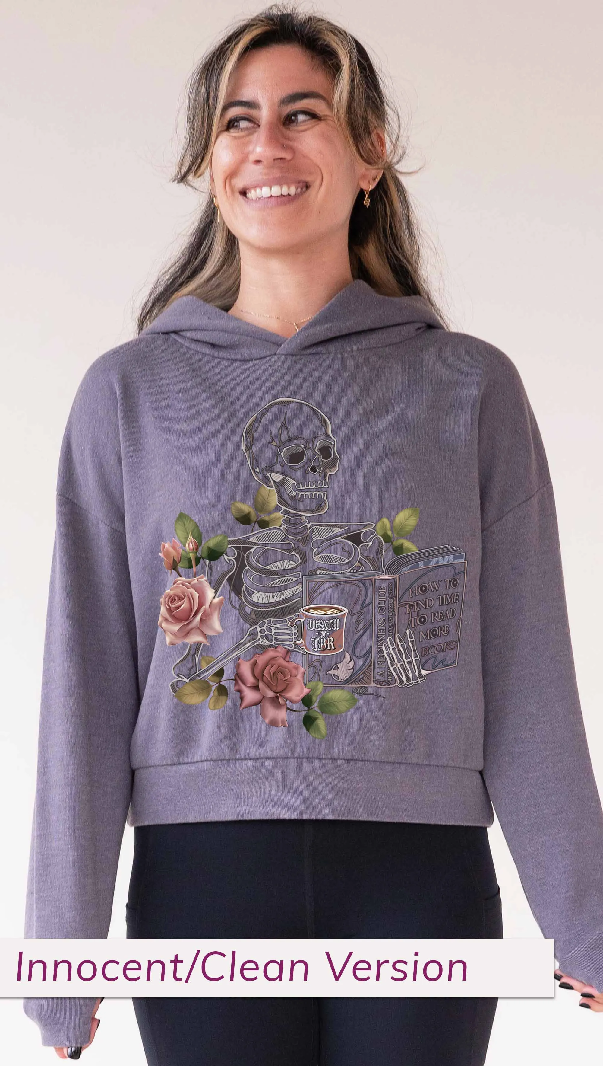 Death By TBR - Comfy Hoodie (Innocent/Clean)
