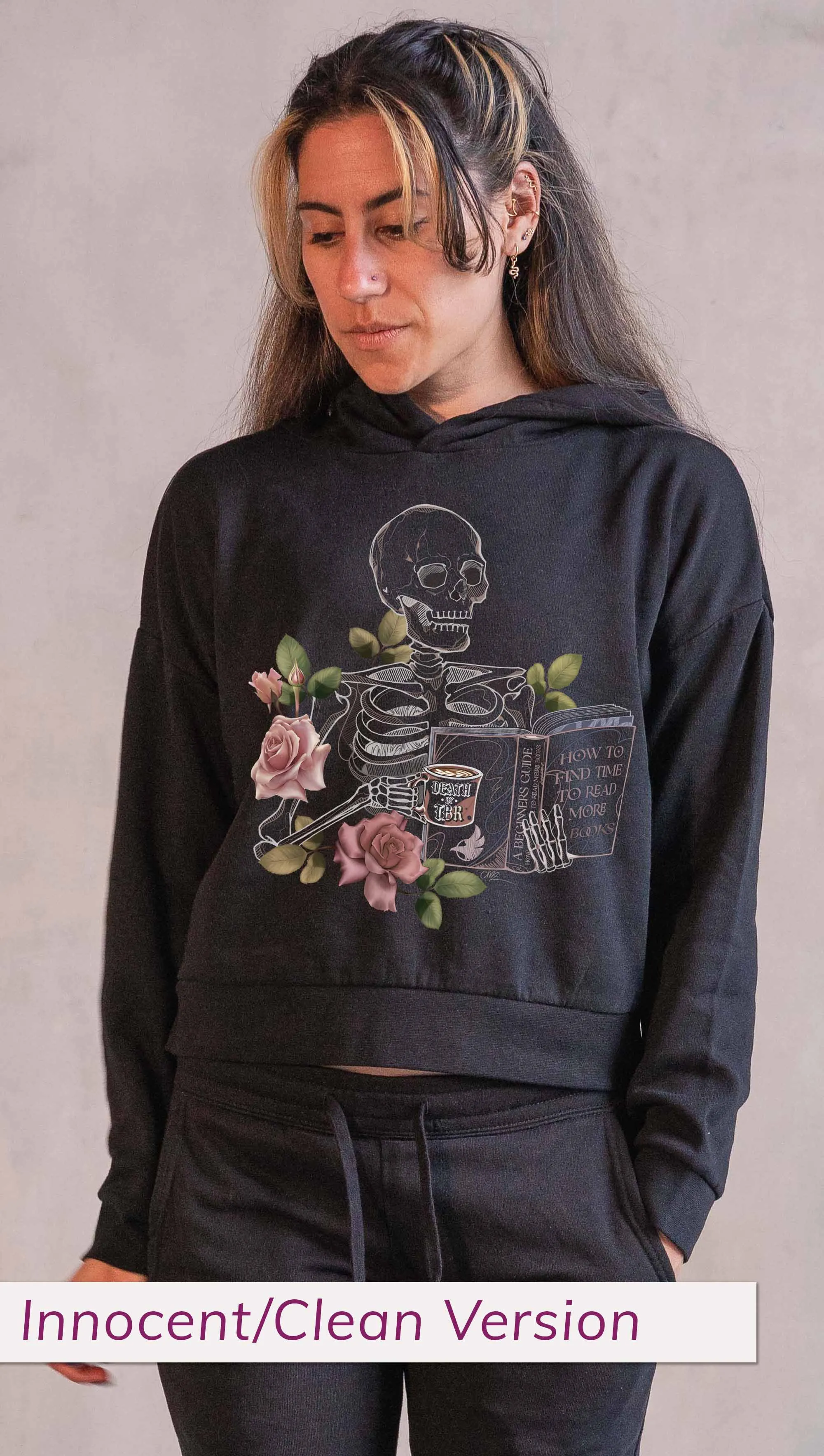 Death By TBR - Comfy Hoodie (Innocent/Clean)