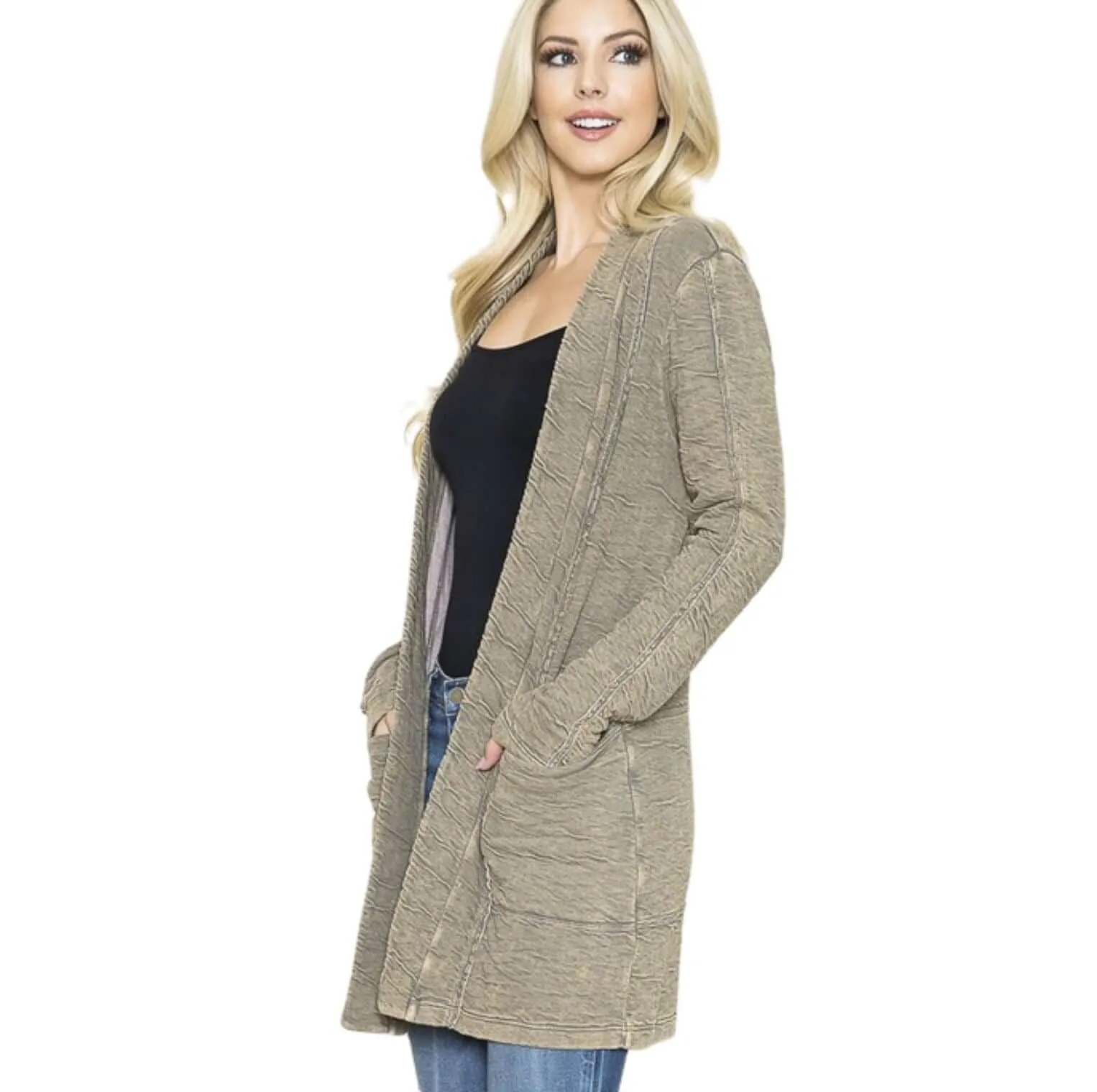 Effortless Vintage Fashion Cardigan Made in USA
