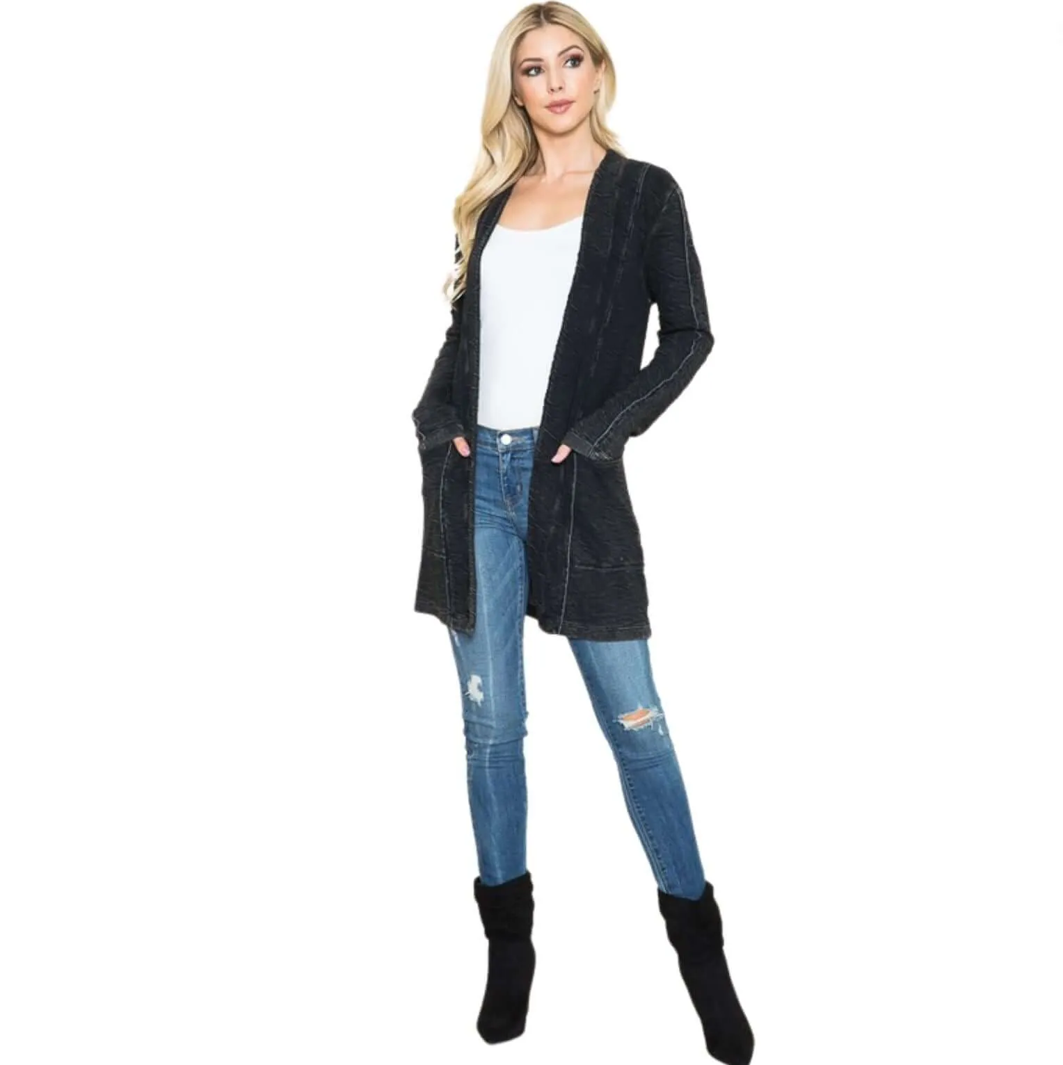 Effortless Vintage Fashion Cardigan Made in USA