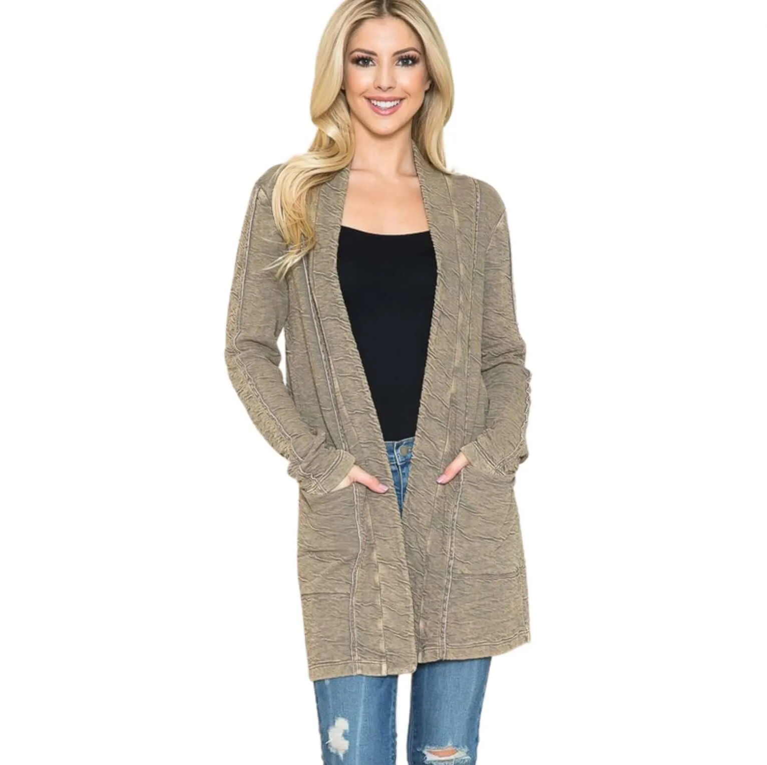 Effortless Vintage Fashion Cardigan Made in USA