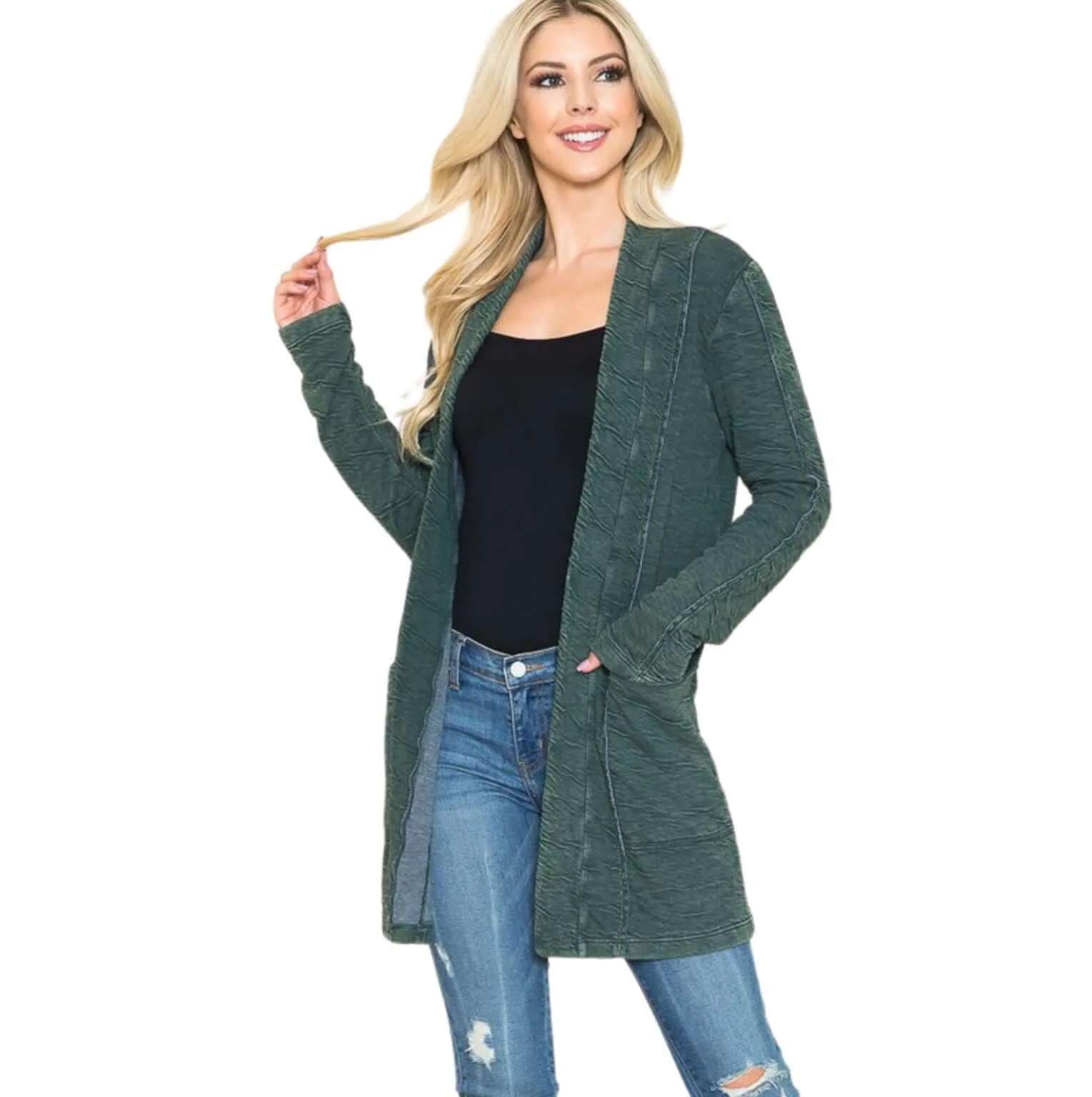 Effortless Vintage Fashion Cardigan Made in USA