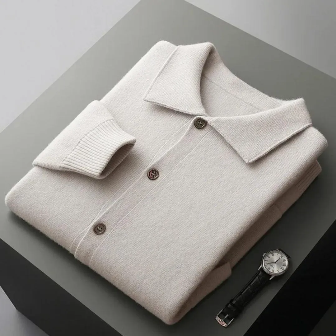 Elegant Autumn Cashmere Vest for Men