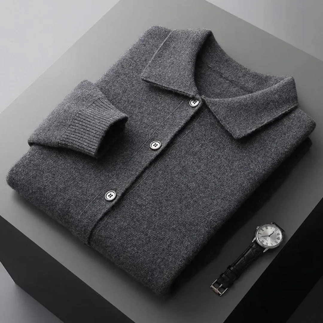 Elegant Autumn Cashmere Vest for Men