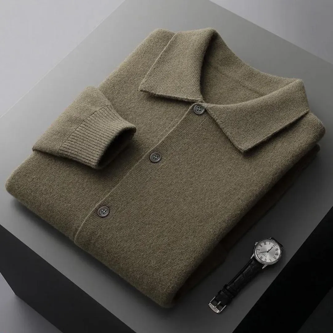 Elegant Autumn Cashmere Vest for Men