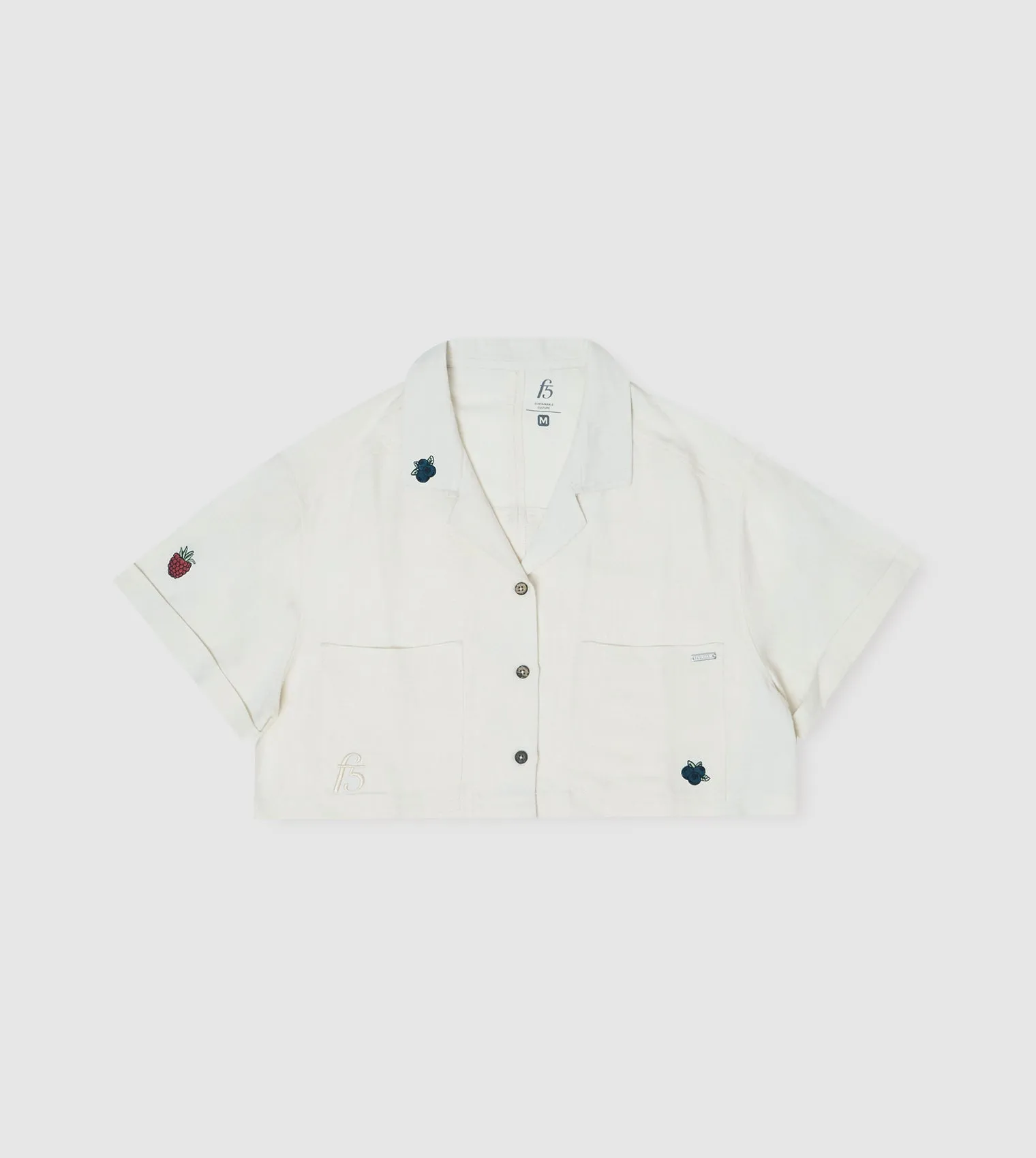 F5 Cropped Linen Shirt
