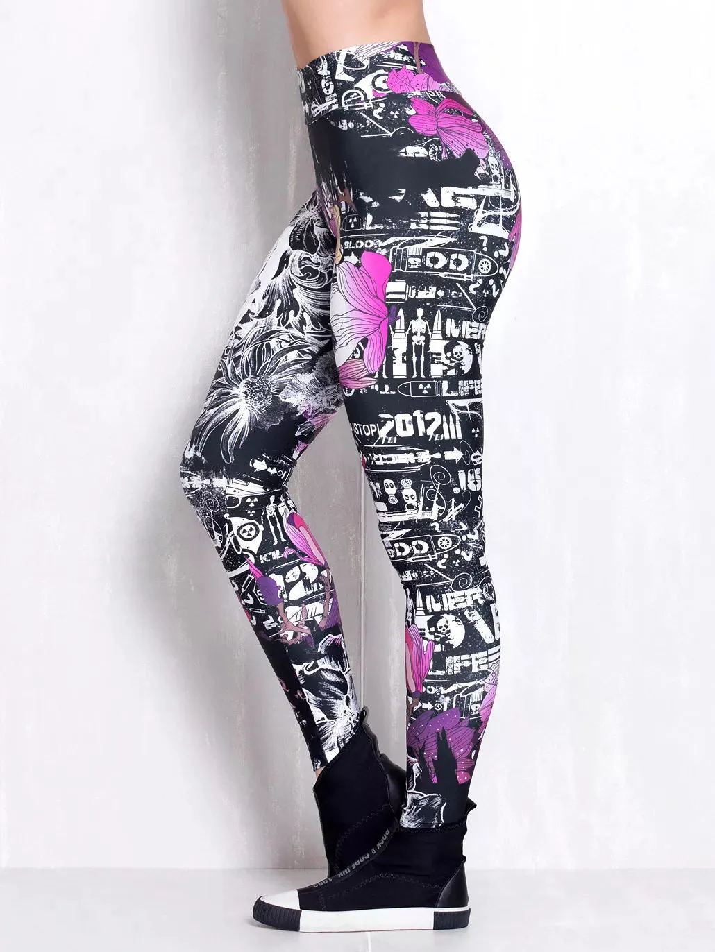 Fashion Stretchy Yoga Sports Leggings