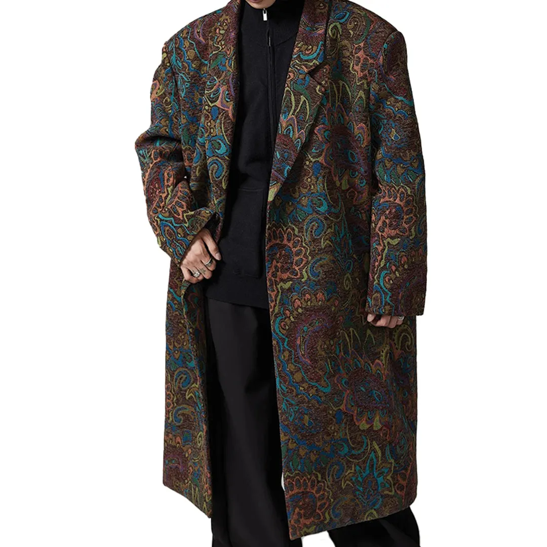 Floral Paisley Coat