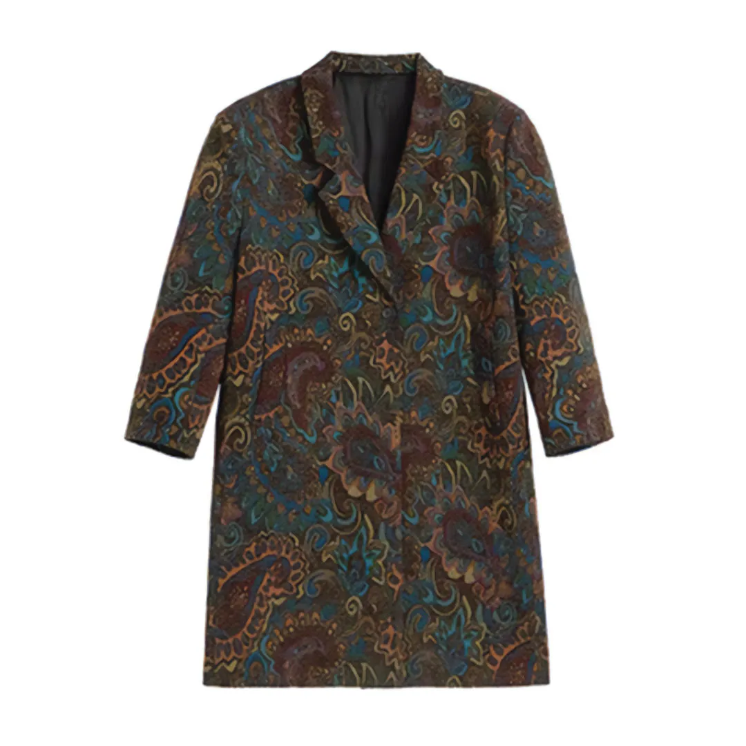 Floral Paisley Coat