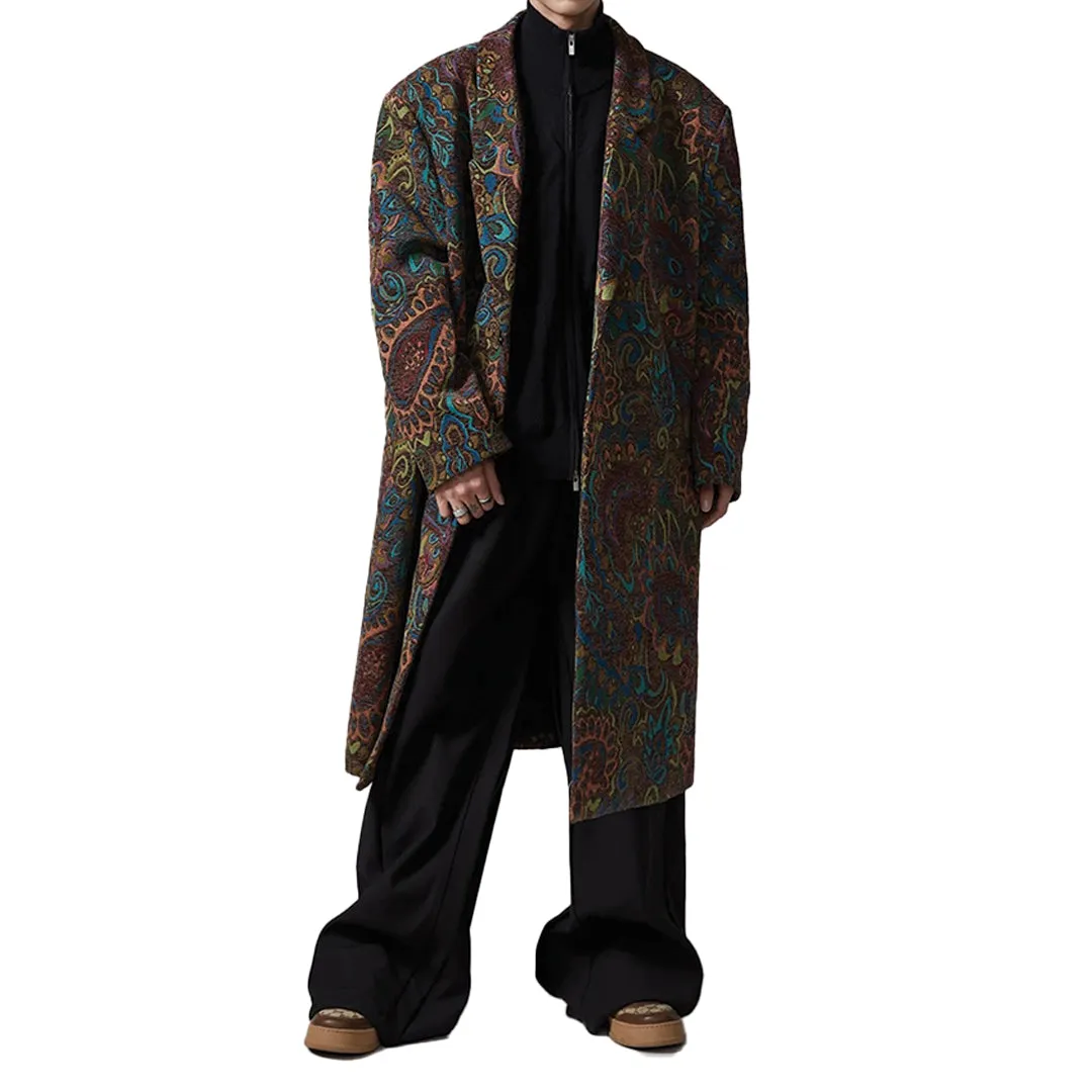 Floral Paisley Coat