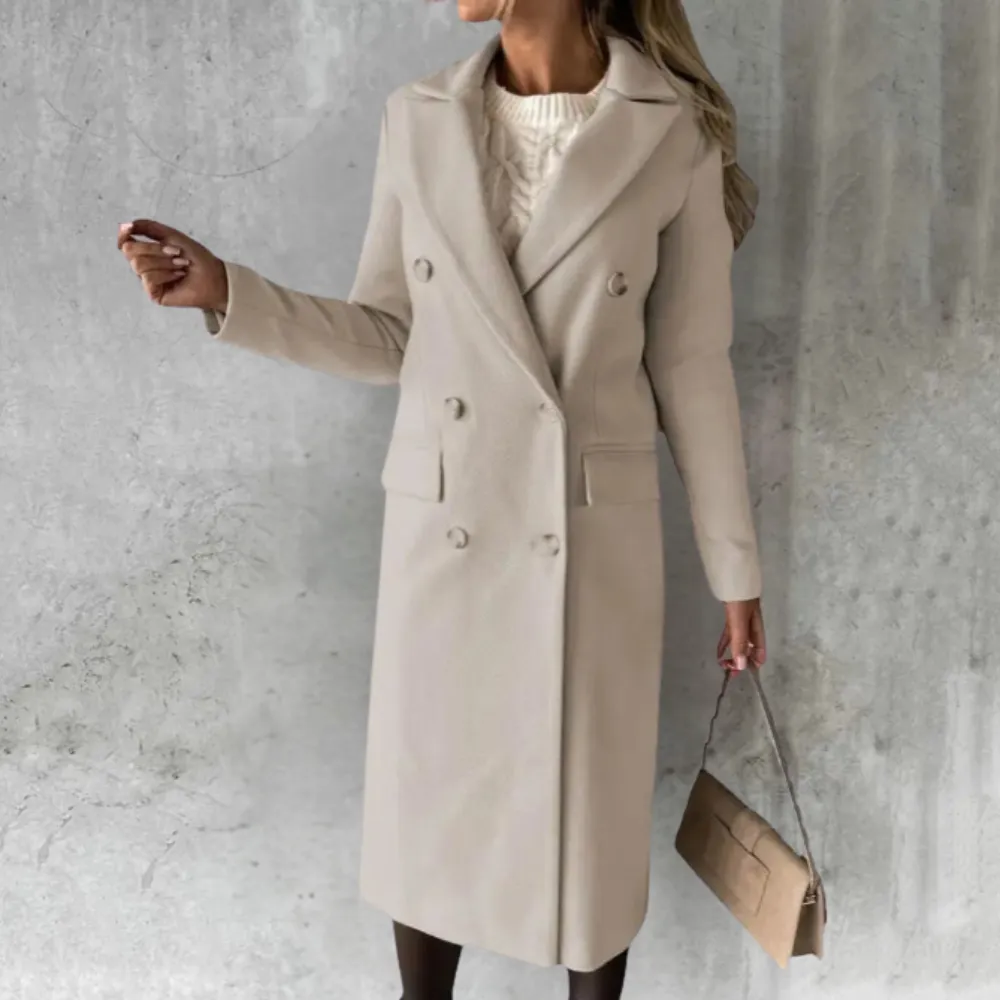 Genevieve | Timeless Double-Breasted Coat