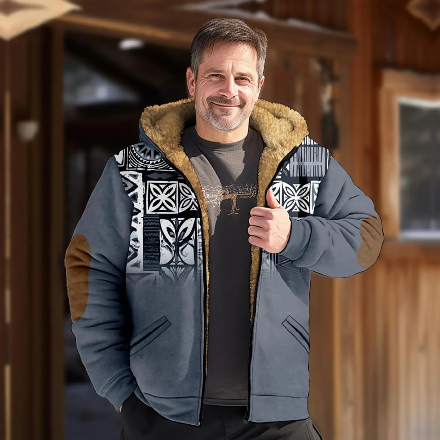 Gentle Lightweight Climbing Jacket Long Sleeve Zipper Hooded Soft Elegant Coat Outerwear Jackets for Men