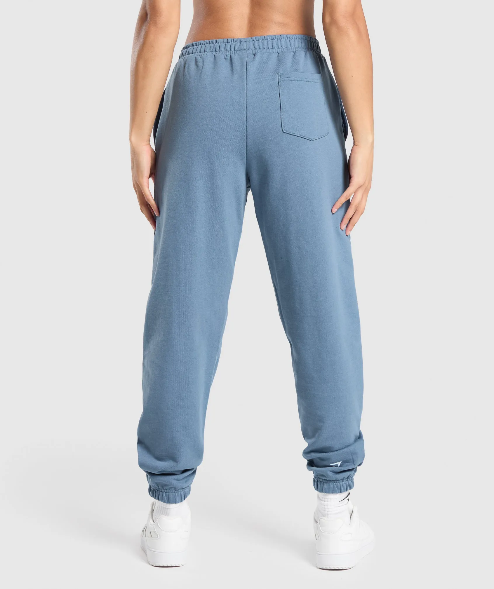 Gymshark GSLC Weight Graphic Pants - Faded Blue