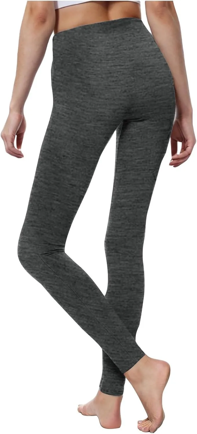 Leggings for Women Tummy Control Workout Tight Pants with Pockets Sport Active High Waist Stretchy Leggings