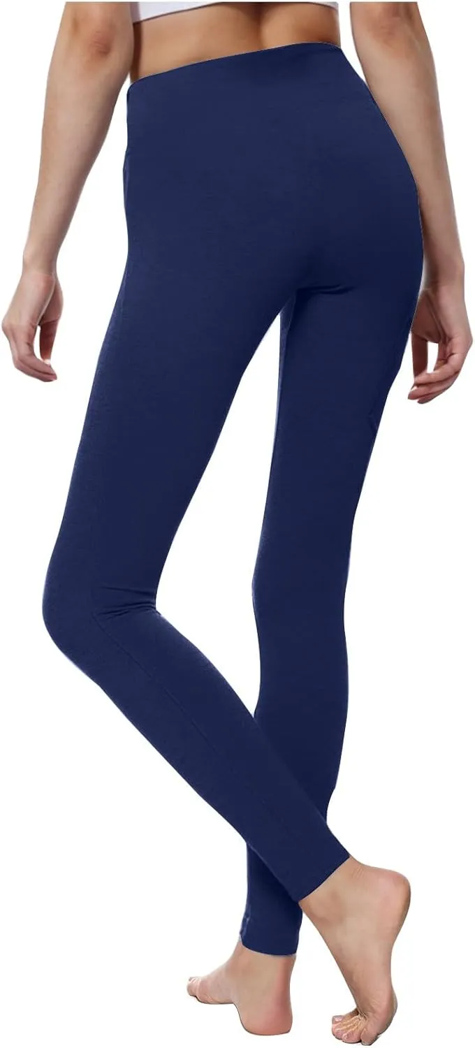 Leggings for Women Tummy Control Workout Tight Pants with Pockets Sport Active High Waist Stretchy Leggings