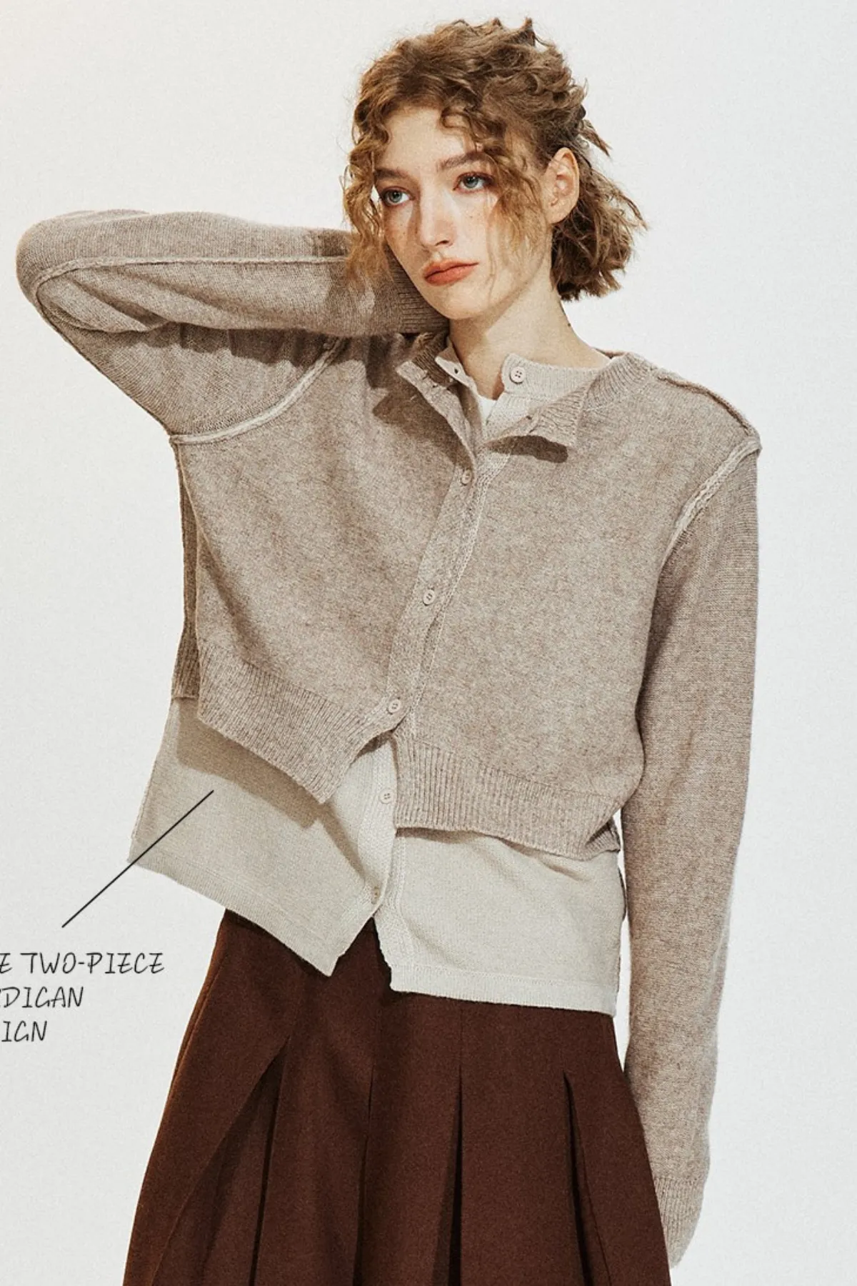 Like Layered Cardigan Sweater