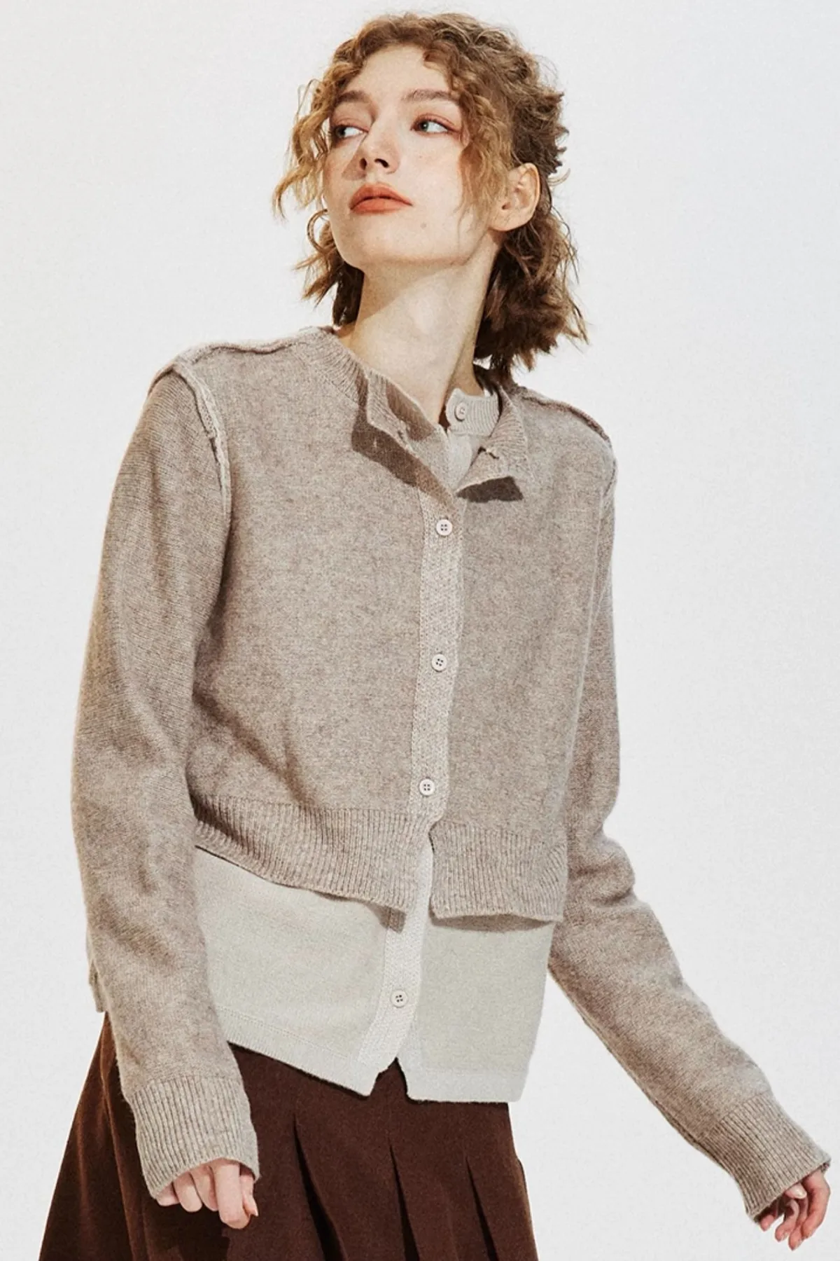 Like Layered Cardigan Sweater