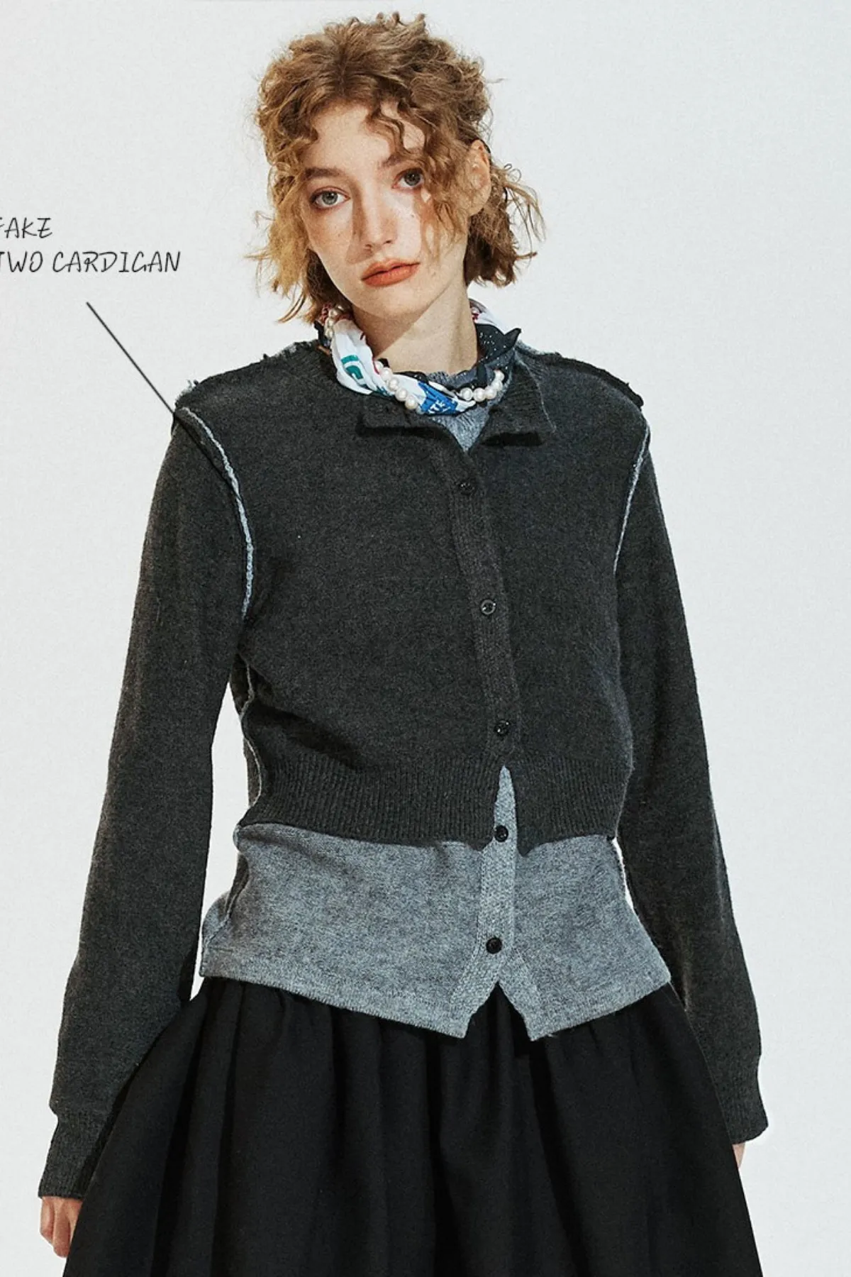 Like Layered Cardigan Sweater