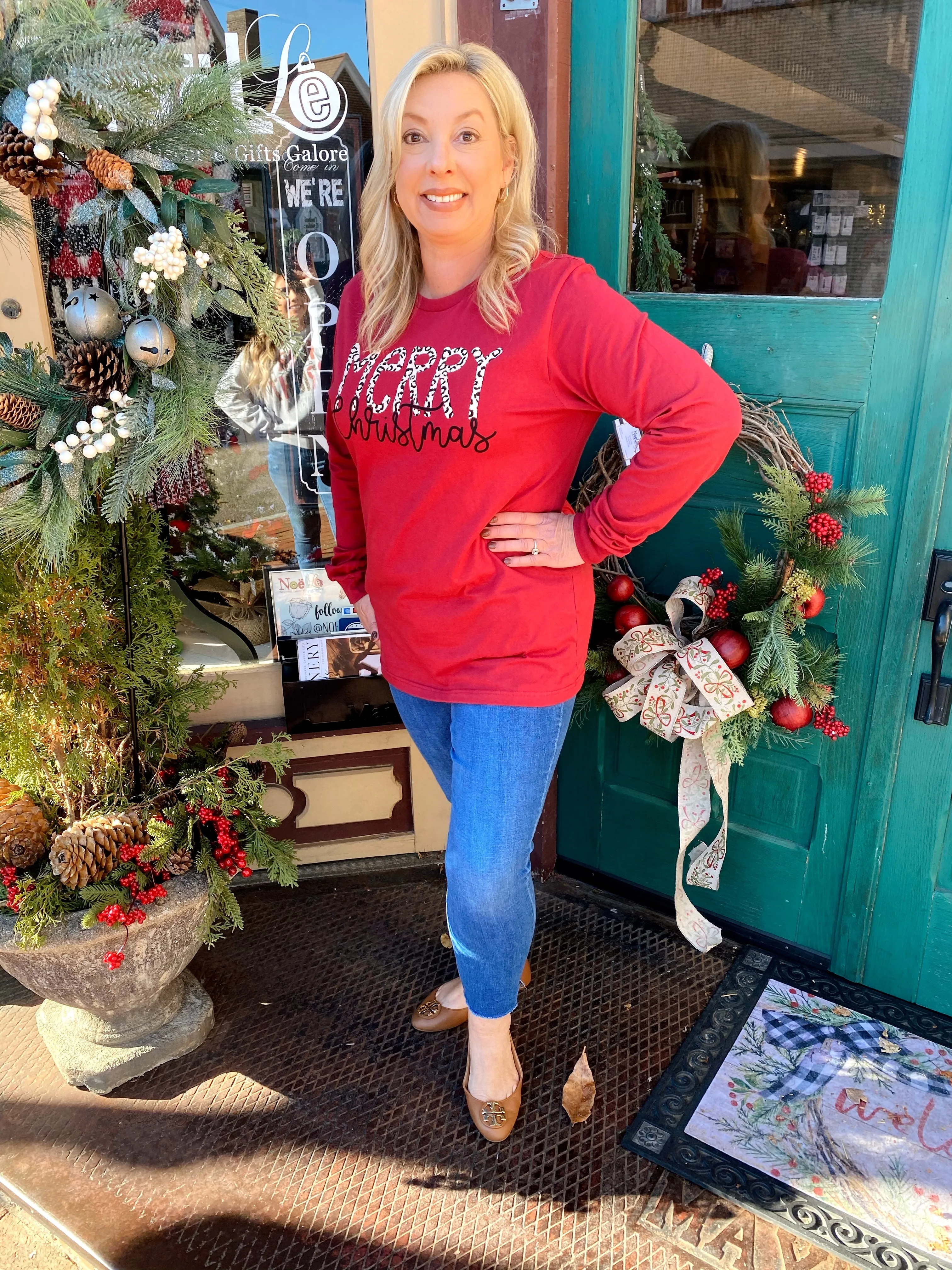 Long Sleeve Merry Christmas Top