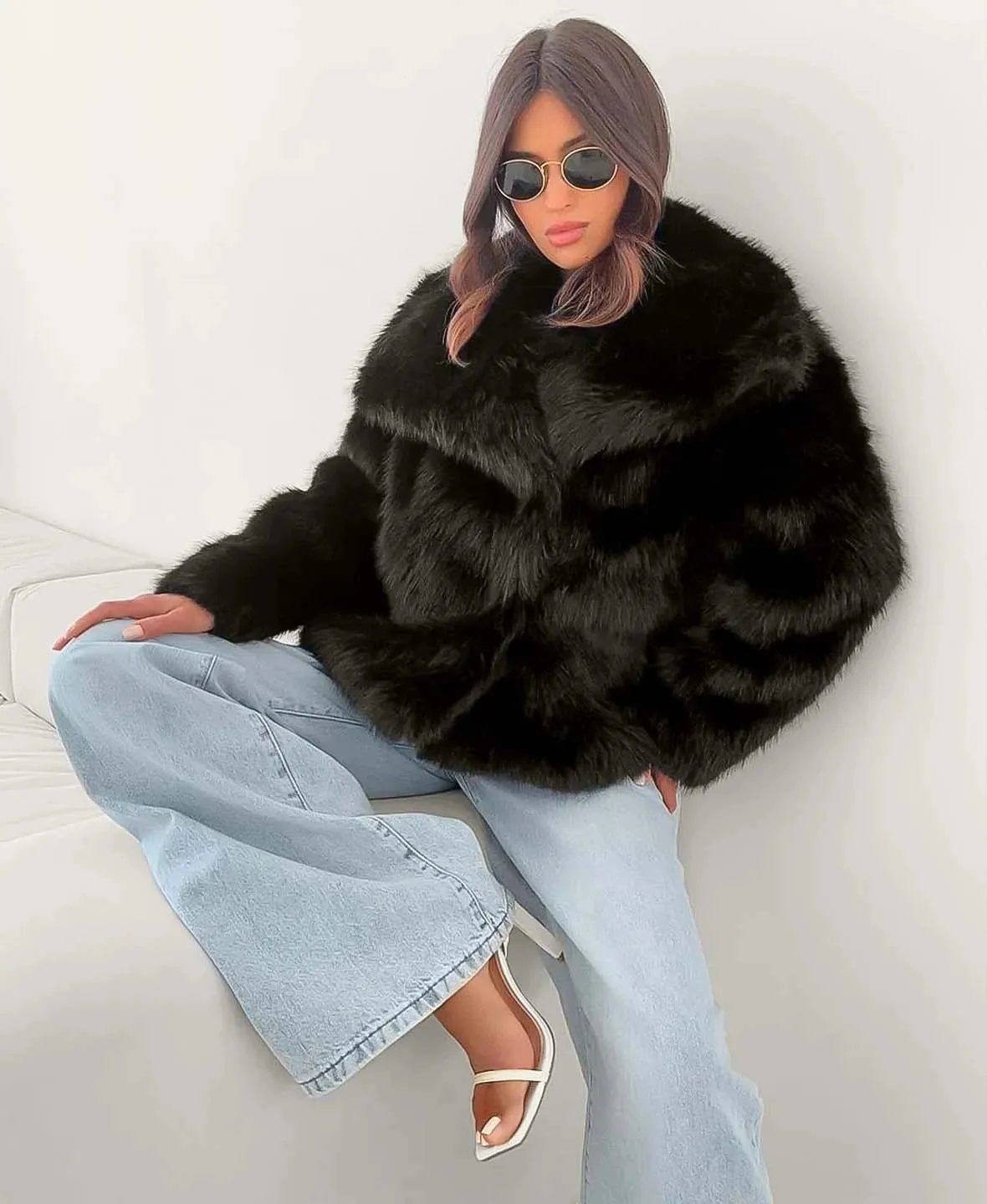 Luxe Faux Fur Coat