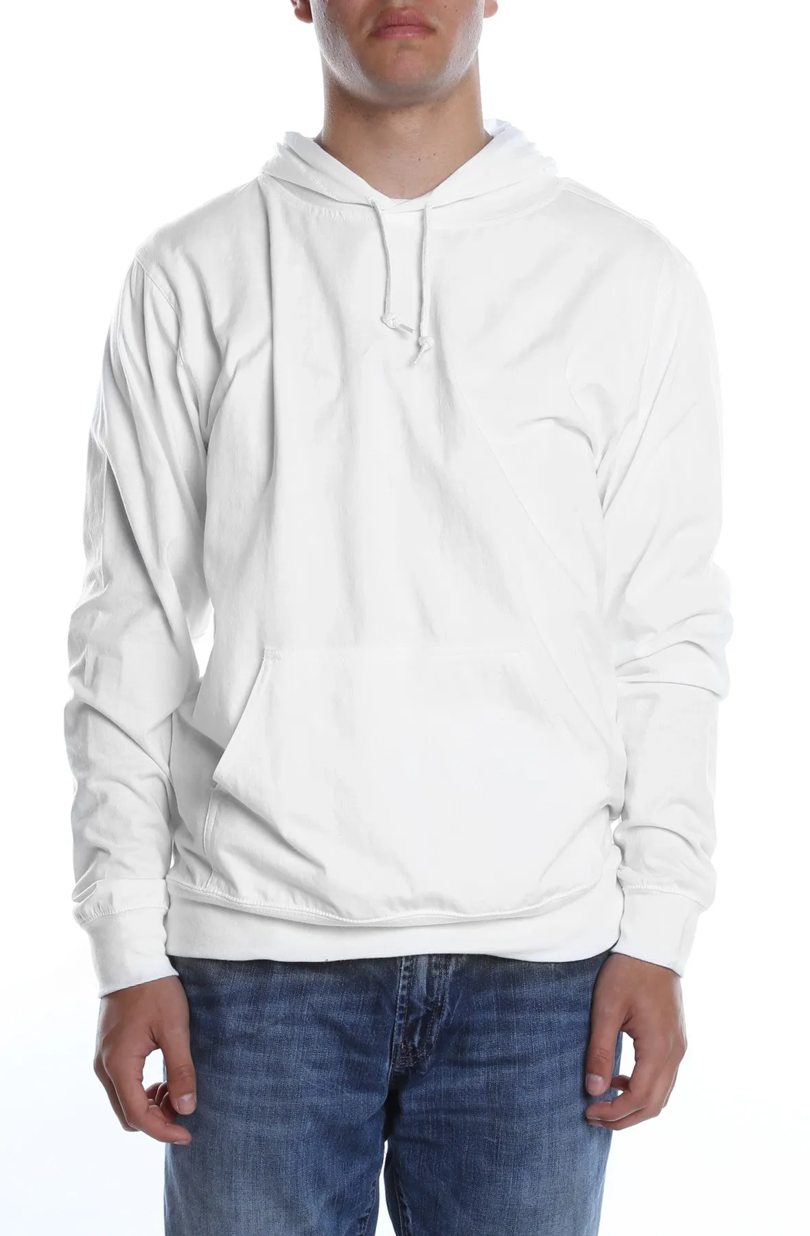 Men's Beach Jersey Hoodie White