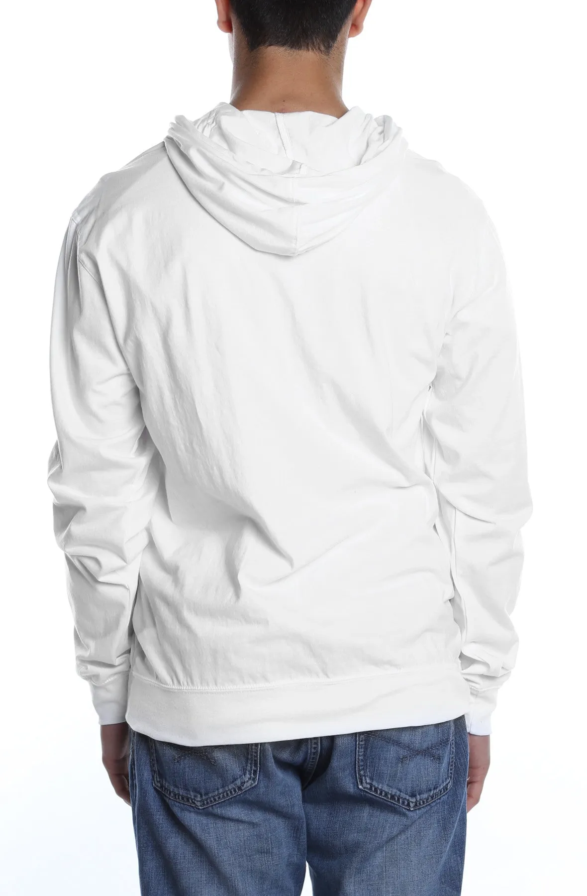 Men's Beach Jersey Hoodie White