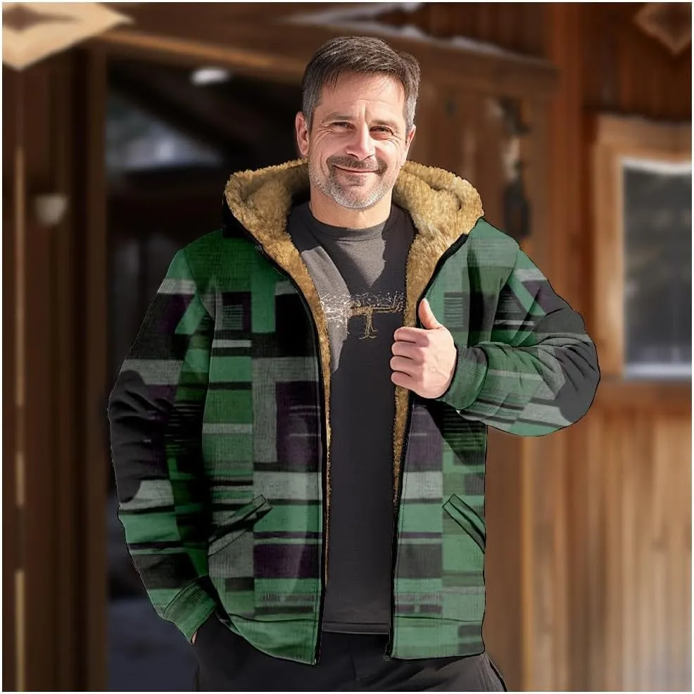 Men's Casual Sweatshirts Coats Long Sleeve Zipper Hooded Soft Elegant Coat Outdoor Jacket for Men