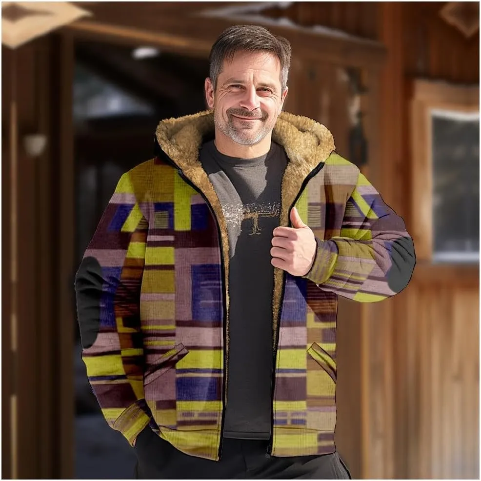 Men's Casual Sweatshirts Coats Long Sleeve Zipper Hooded Soft Elegant Coat Outdoor Jacket for Men