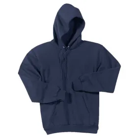 Port & Company Men's Navy Core Fleece Pullover Hooded Sweatshirt