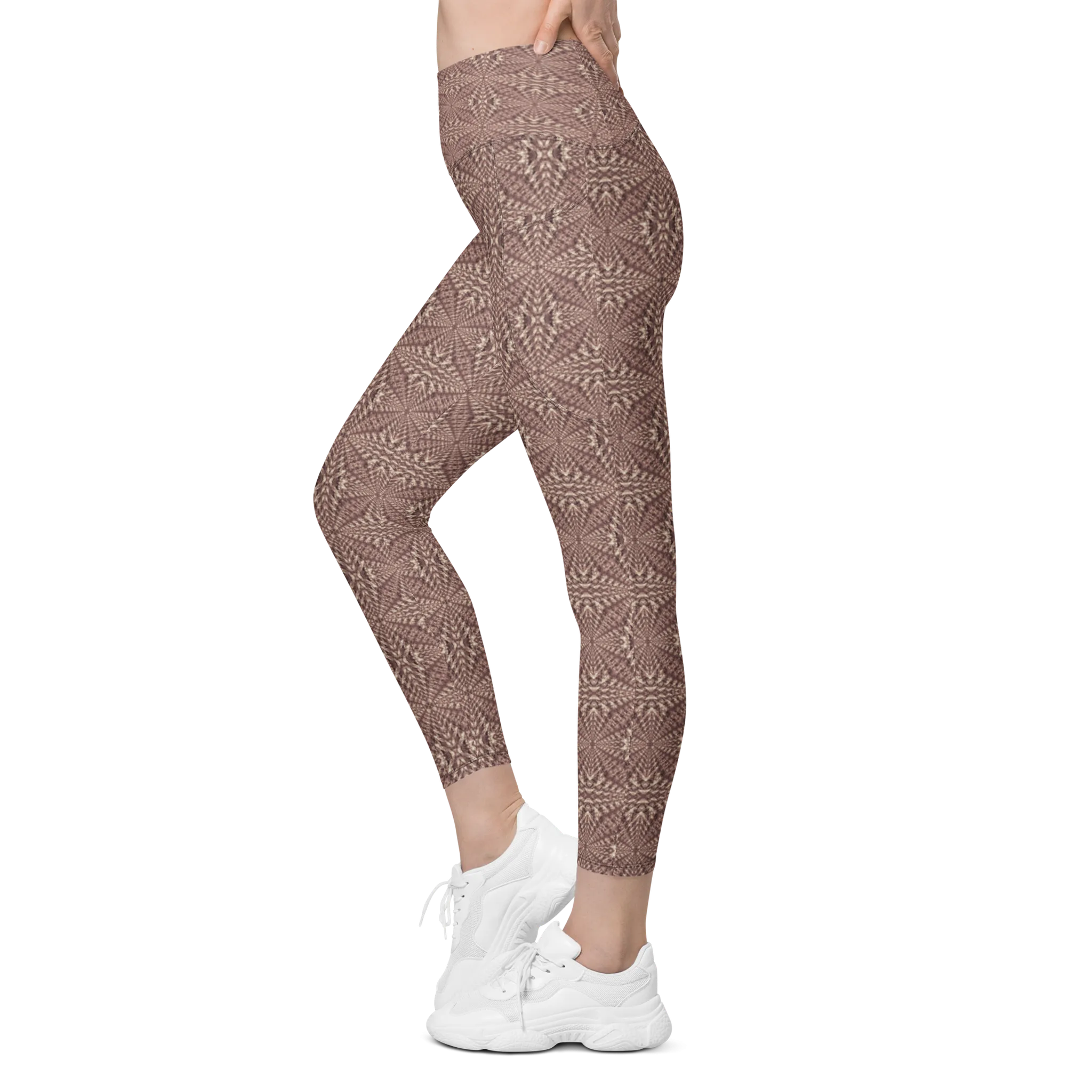 Recursia Fabrique Unknown II Leggings With Pockets In Pink