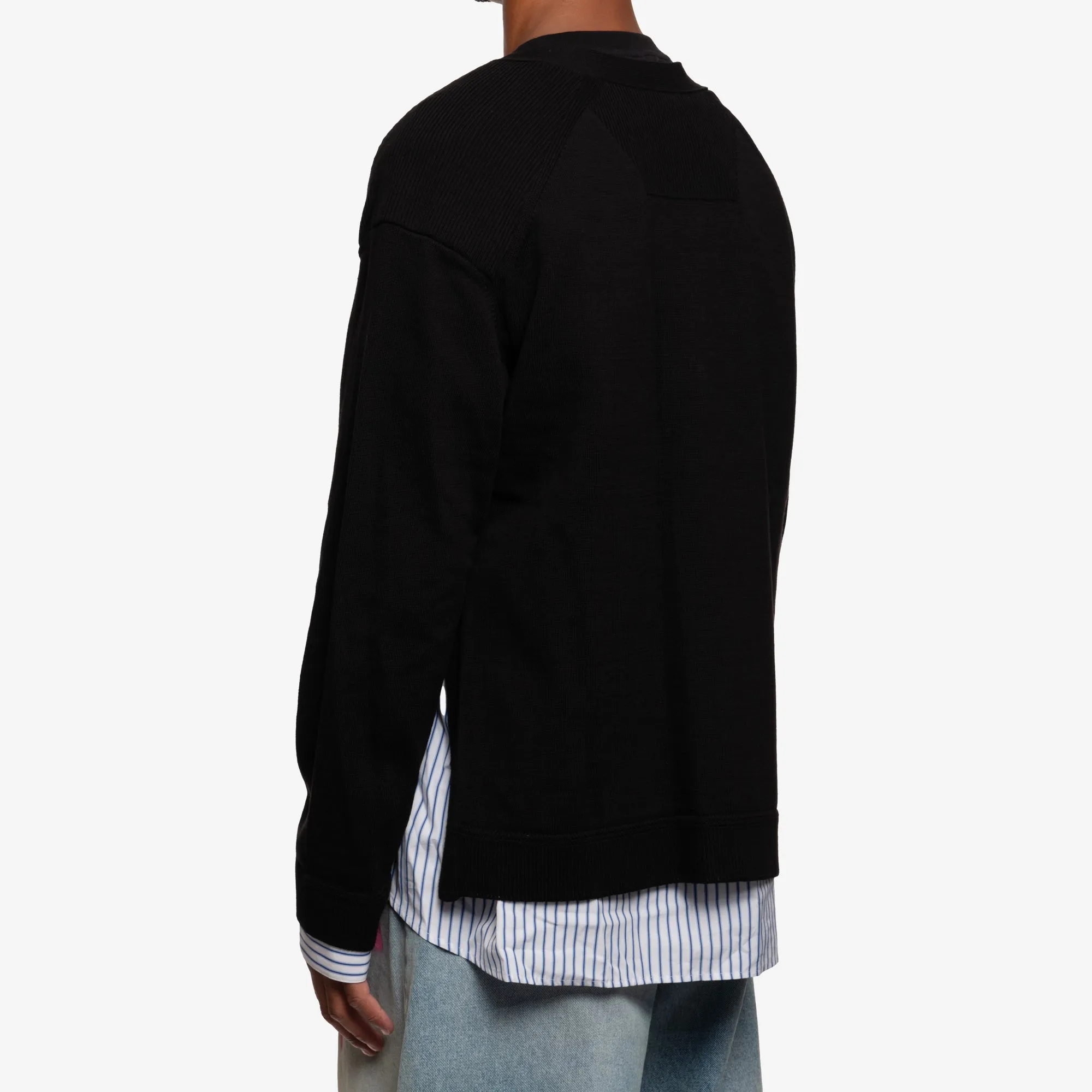 Shirt Layered Cardigan