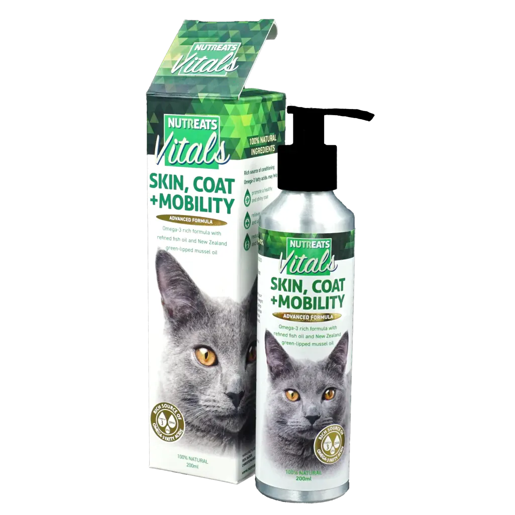 Skin, Coat & Mobility for Cats 200ml