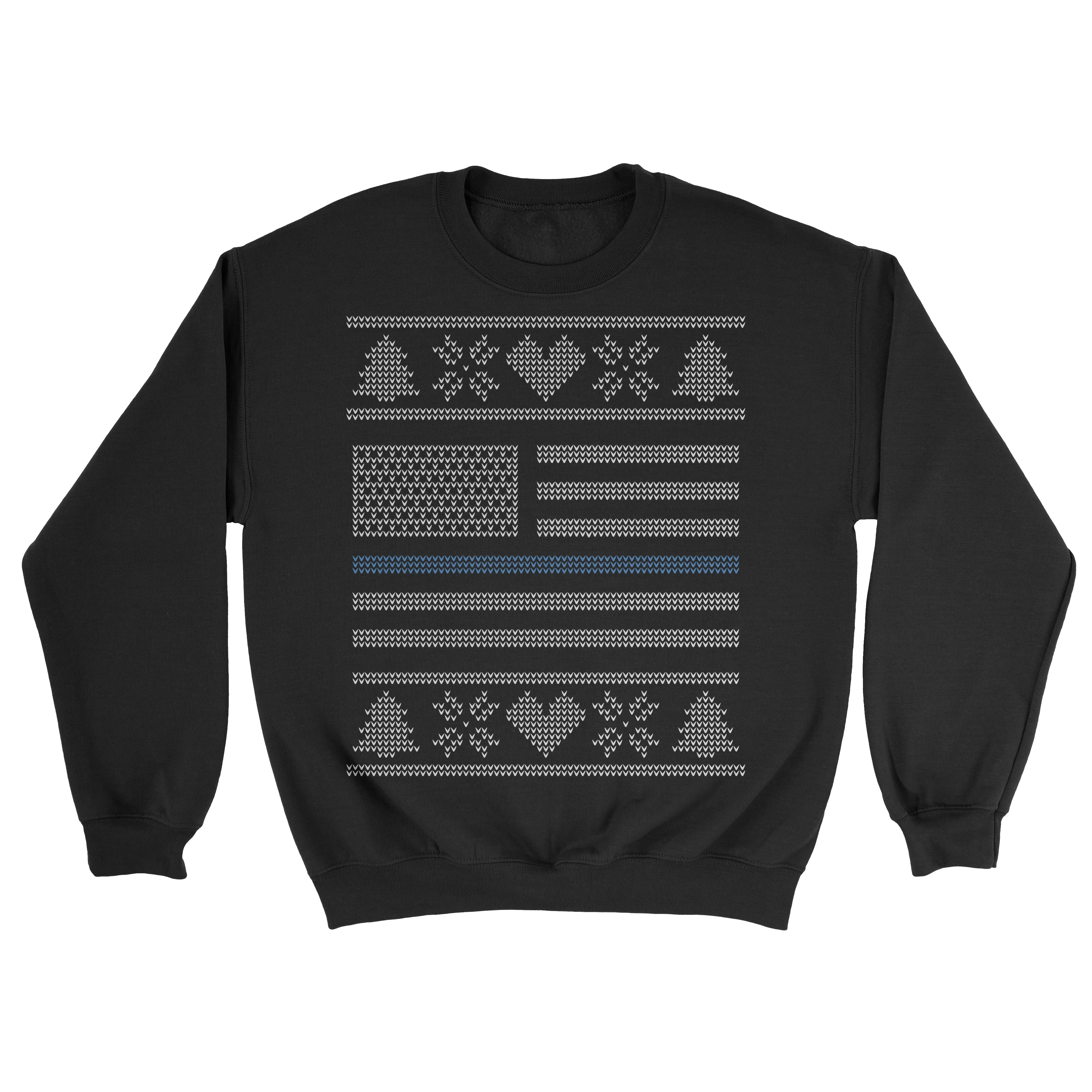 Thin Blue Line Christmas Sweater